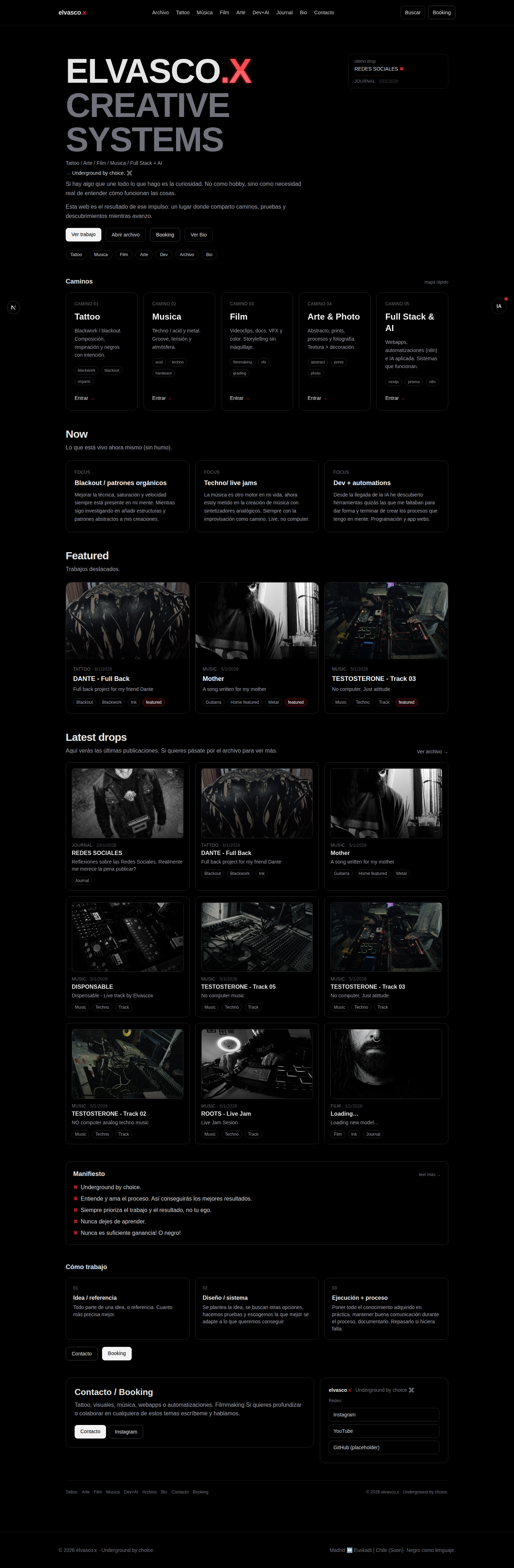 elvasco.x home screenshot