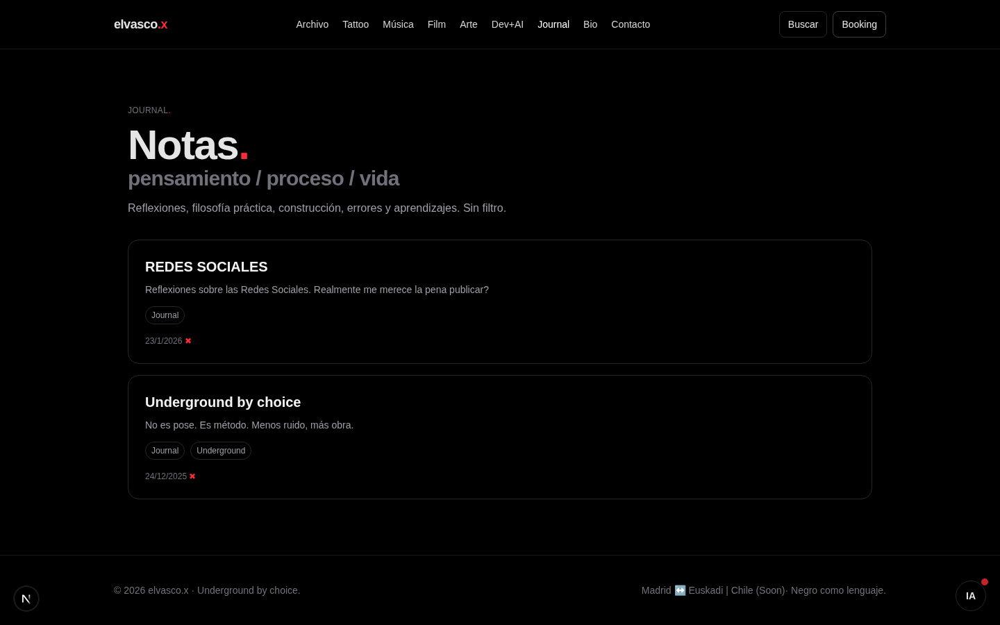 elvasco.x journal desktop